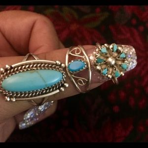 Sterling silver Turquoise rings